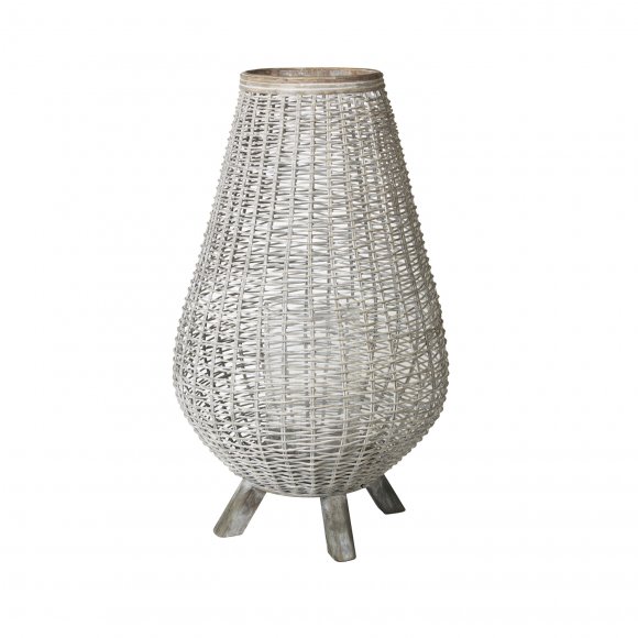 Broste Copenhagen - Lanterne weave i bambus og glas fra Broste Copenhagen