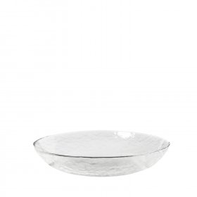 Broste Copenhagen - Bowl "hammered" glass fra Broste Copenhagen