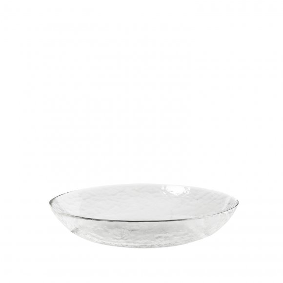 Broste Copenhagen - Plate "hammered" i glas fra Broste Copenhagen