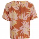 Coster Copenhagen - Top in hyper tropic print w. ruffles fra Coster Copenhagen