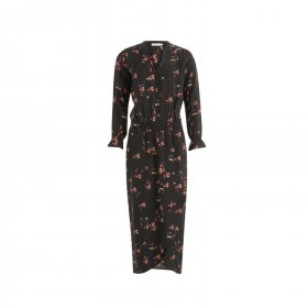 Coster Copenhagen - Dress in carp print w. elastic band at waist fra Coster Copenhagen