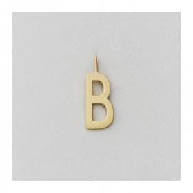 Design Letters - Bogstavcharm 16 mm i gold fra Design Letters