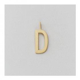 Design Letters - Bogstavcharm 16 mm i gold fra Design Letters