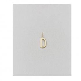 Design Letters - Bogstav charm 10 mm Guld fra Design Letters