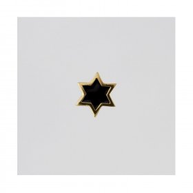 Design Letters - Enamel star Charm black/ gold fra Design Letters