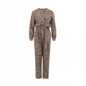 Coster Copenhagen - Jumpsuit m. zebra print fra Coster Copenhagen