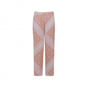 Coster Copenhagen - Wide pants w. square print fra Coster Copenhagen