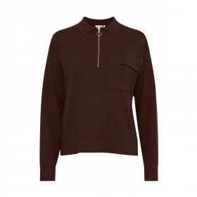 Pulz Jeans - Sara polo pullover fra Pulz