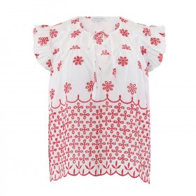 Continue - Lilly embrodery top fra Continue