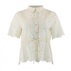 Continue - June lace skjorte fra Continue