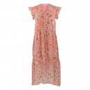 Continue - Bea long flower print dress fra Continue