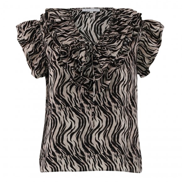 Continue - Ellie zebra top fra Continue