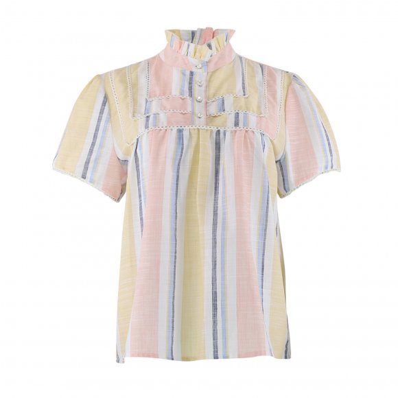Continue - Isabella stripe top fra Continue