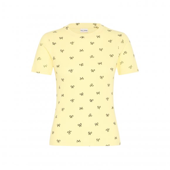 Pulz Jeans - Ribbon t-shirt fra Pulz