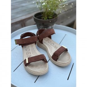 woden - Line suede sandal fra Woden