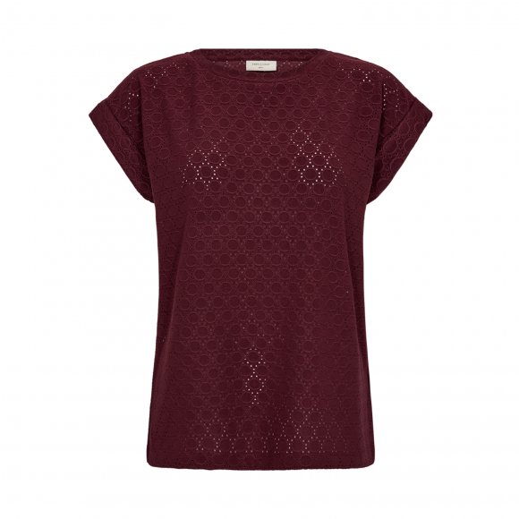 Free quent - Blond tee fra Freequent