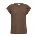Free quent - Blond tee fra Freequent