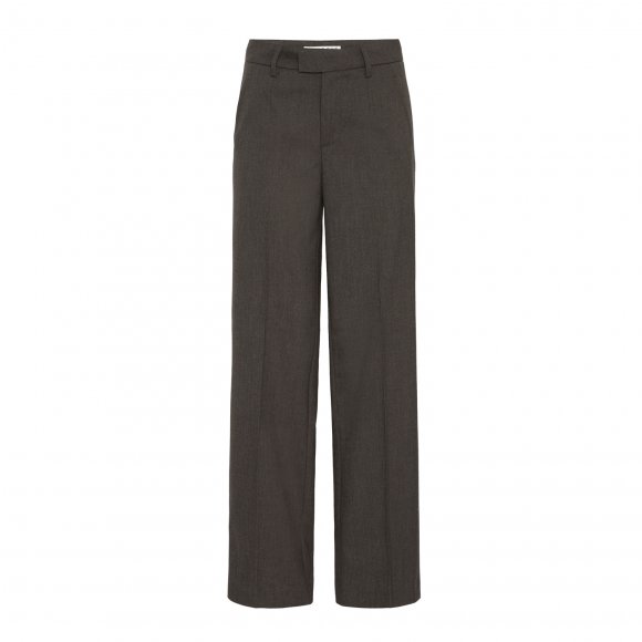 Pulz Jeans - Bindy melange wide legs bukser fra Pulz