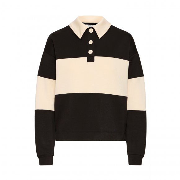 b.young - Pusti contrast polo pullover fra B.young