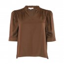 Continue - Moe v neck bluse fra Continue