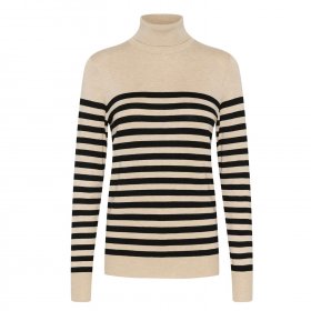 Kaffe - Lizza striped roll neck fra Kaffe