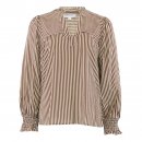 Continue - Christe stripe bluse fra Continue