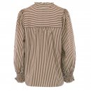 Continue - Christe stripe bluse fra Continue