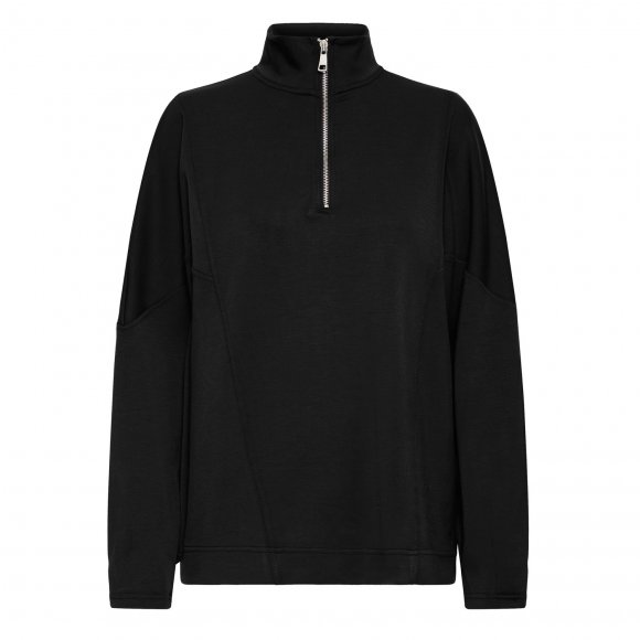 b.young - Pusti pleat logo pullover fra B.young