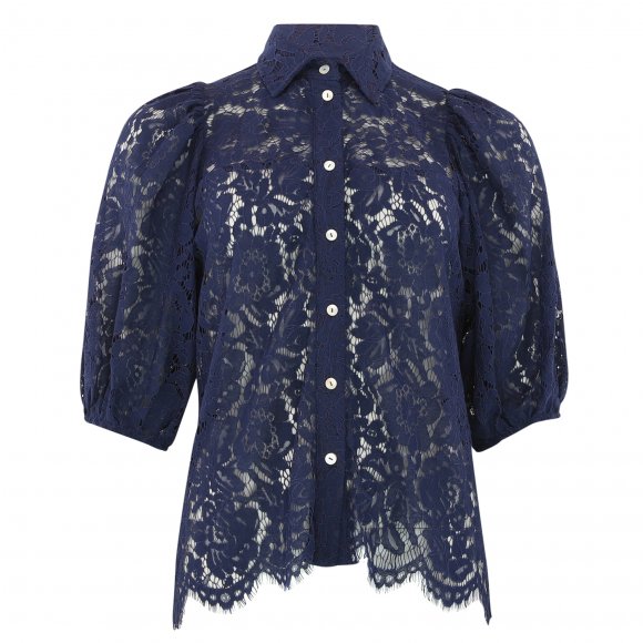 Continue - Alicia lace bluse fra Continue
