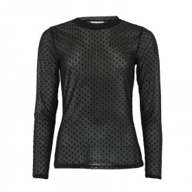 Continue - Annie mesh bluse fra Continue
