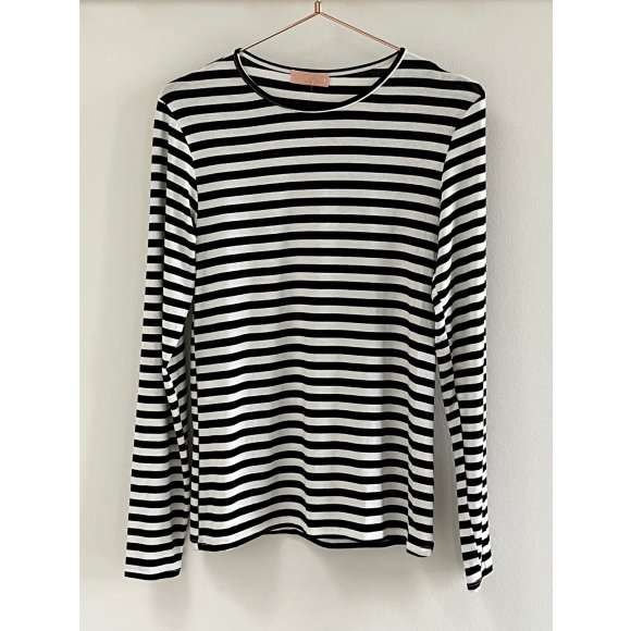 Three m - Aura stripe bluse fra Three M