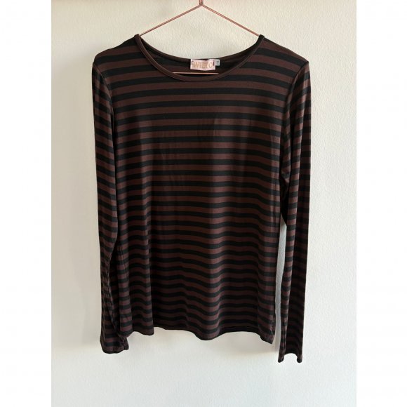 Three m - Aura stripe bluse fra Three M