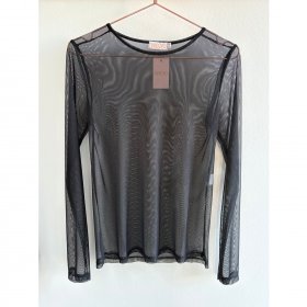 Three m - Sarah mesh bluse fra Three M
