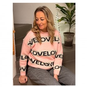 b.young - Omega love pullover fra B.young