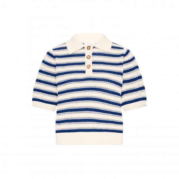 b.young - Mikala polo jumper fra B.young b.young - Mikala polo jumper fra B.young