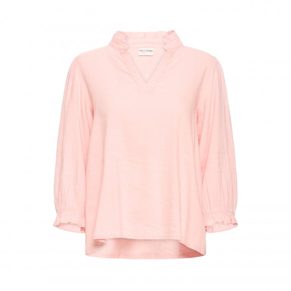 Pulz Jeans - Luca frill bluse fra Pulz Pulz Jeans - Luca frill bluse fra Pulz