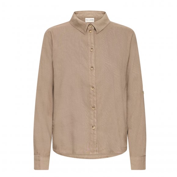 Pulz Jeans - Luca ls skjorte fra Pulz Pulz Jeans - Luca ls skjorte fra Pulz