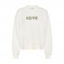 Kaffe - Lila sweatshirt fra Kaffe