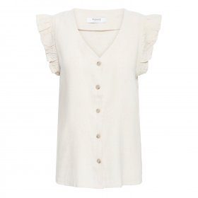 b.young - Falakka ruffle skjorte fra B.young