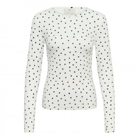 Kaffe - Bella ls t-shirt fra Kaffe