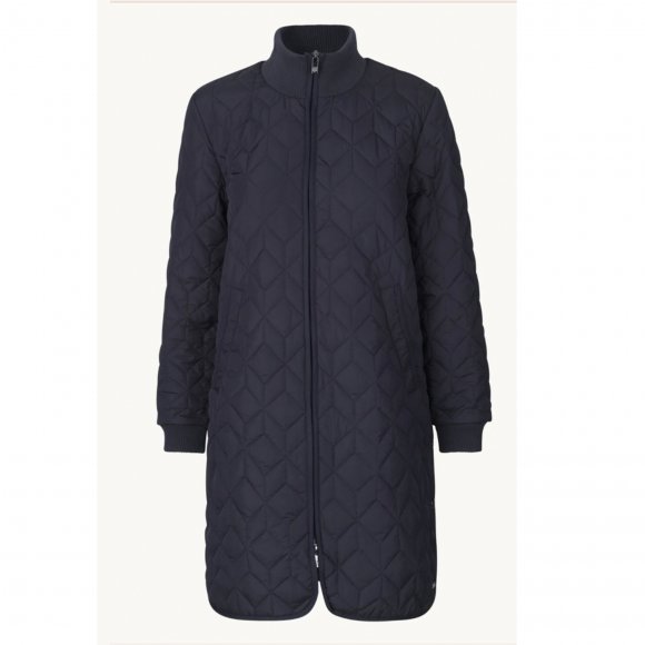 Ilse Jacobsen - Long quilt jacket fra Ilse Jacobsen Ilse Jacobsen - Long quilt jacket fra Ilse Jacobsen