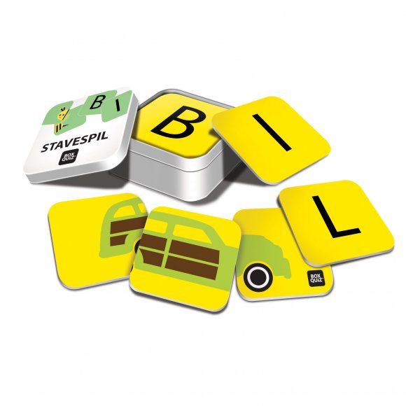 Multi brand - Box Quiz Børne Stavespil hml57304