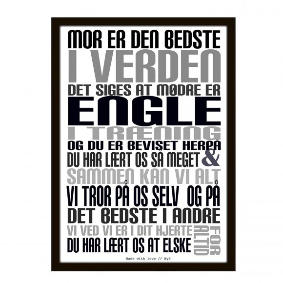 Multi brand - Mor billede 30x21cm indrammet fra Livink