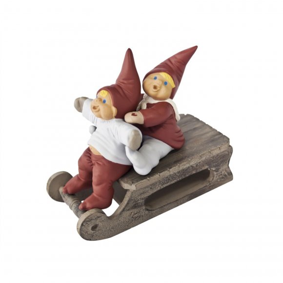 Multi brand - Tristan og Filucca nisser på kælk fra Trip Trap Multi brand - Tristan og Filucca nisser på kælk fra Trip Trap